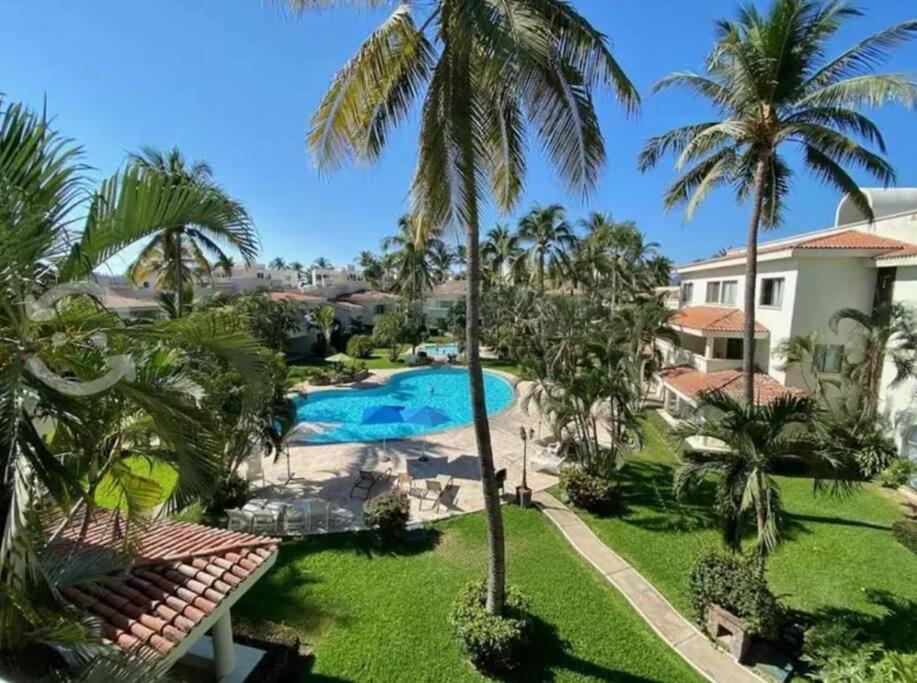 Hermoso Apartamento En Manzanillo Con Alberca Y Cancha De Tenis, Ideal Para Relajarse Y Disfrutar De Una Escapada Tranquila En El Paraiso Tropical Eksteriør bilde